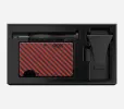 Ridge Wallet - Red Carbon 3k sold by The Ridge