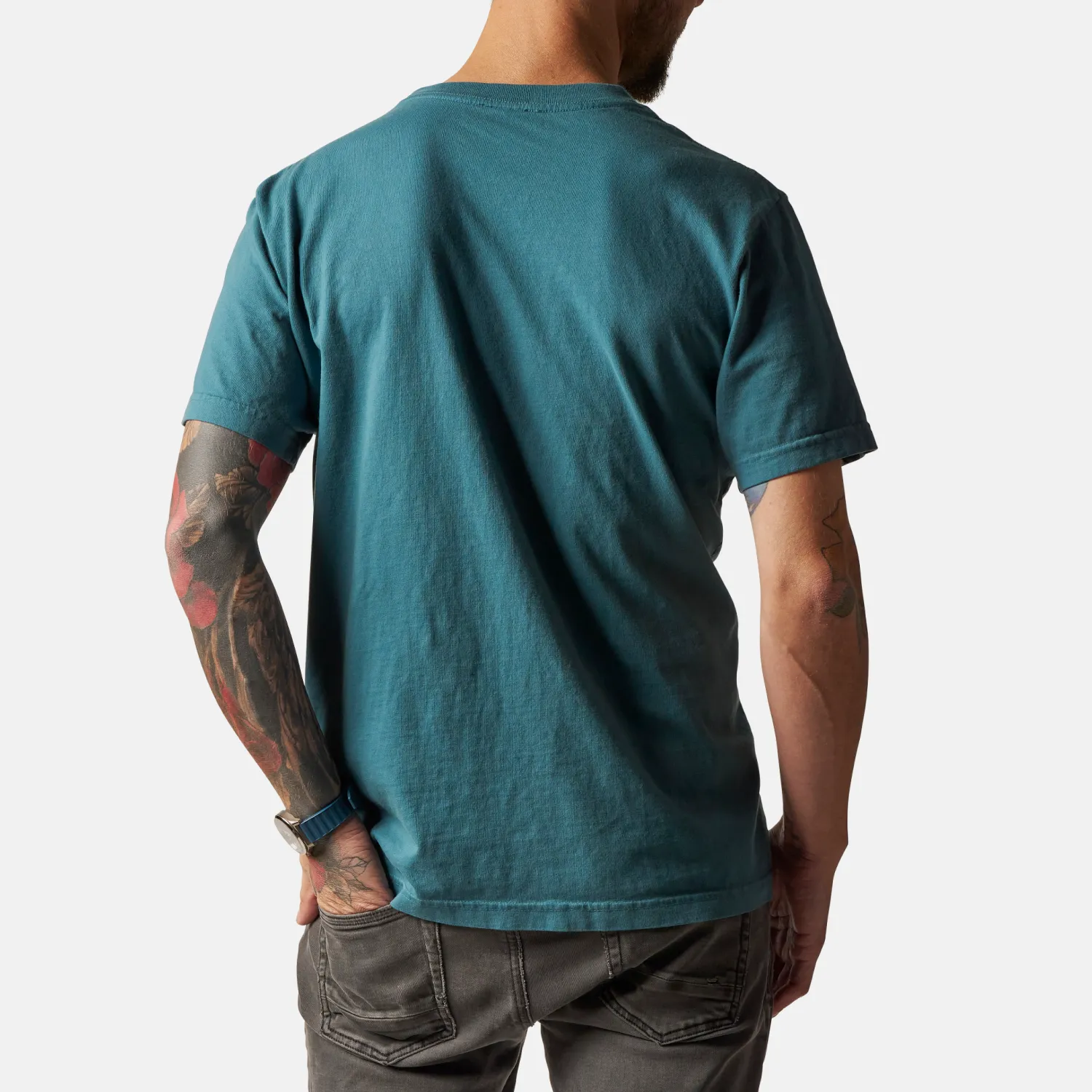 Ridge Everyday Tee - Storm Blue sold by The Ridge product image thumbnail 3