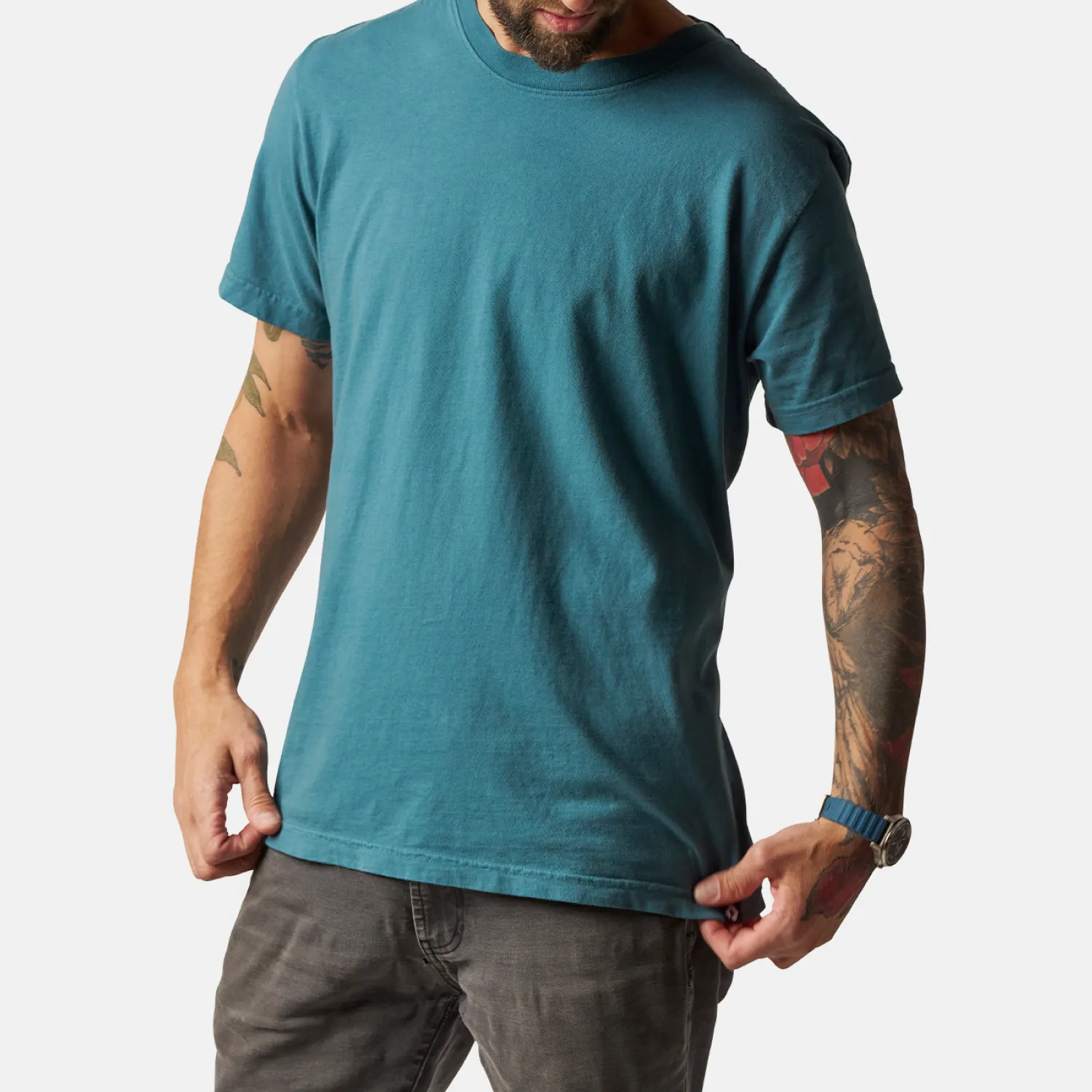 Ridge Everyday Tee - Storm Blue sold by The Ridge product image thumbnail 2