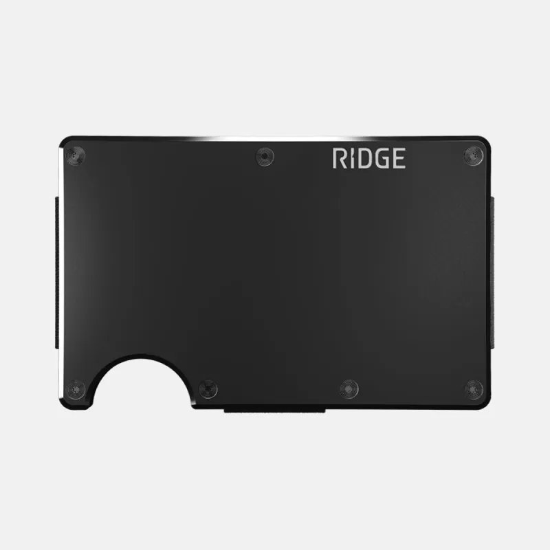 Ridge Wallet - Royal Black sold by The Ridge