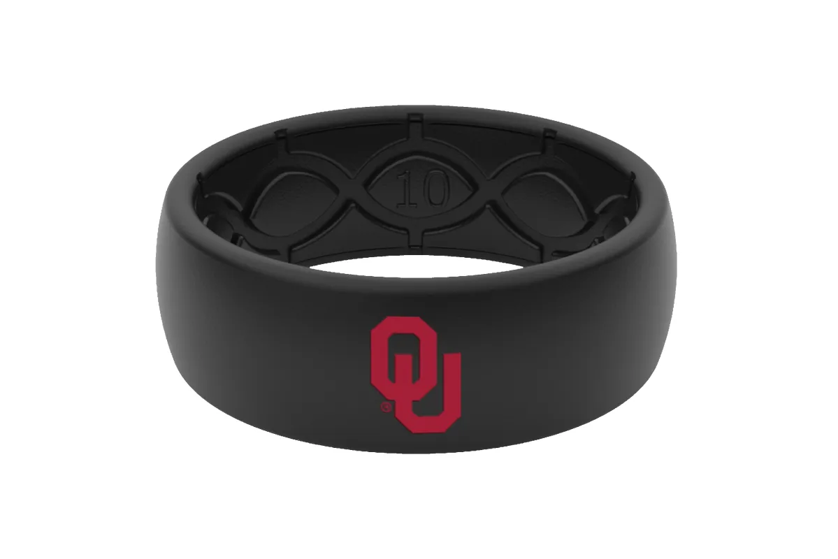 ***DISCONTINUED***College Oklahoma Black & Color Ring***DISCONTINUED*** sold by Groove Life