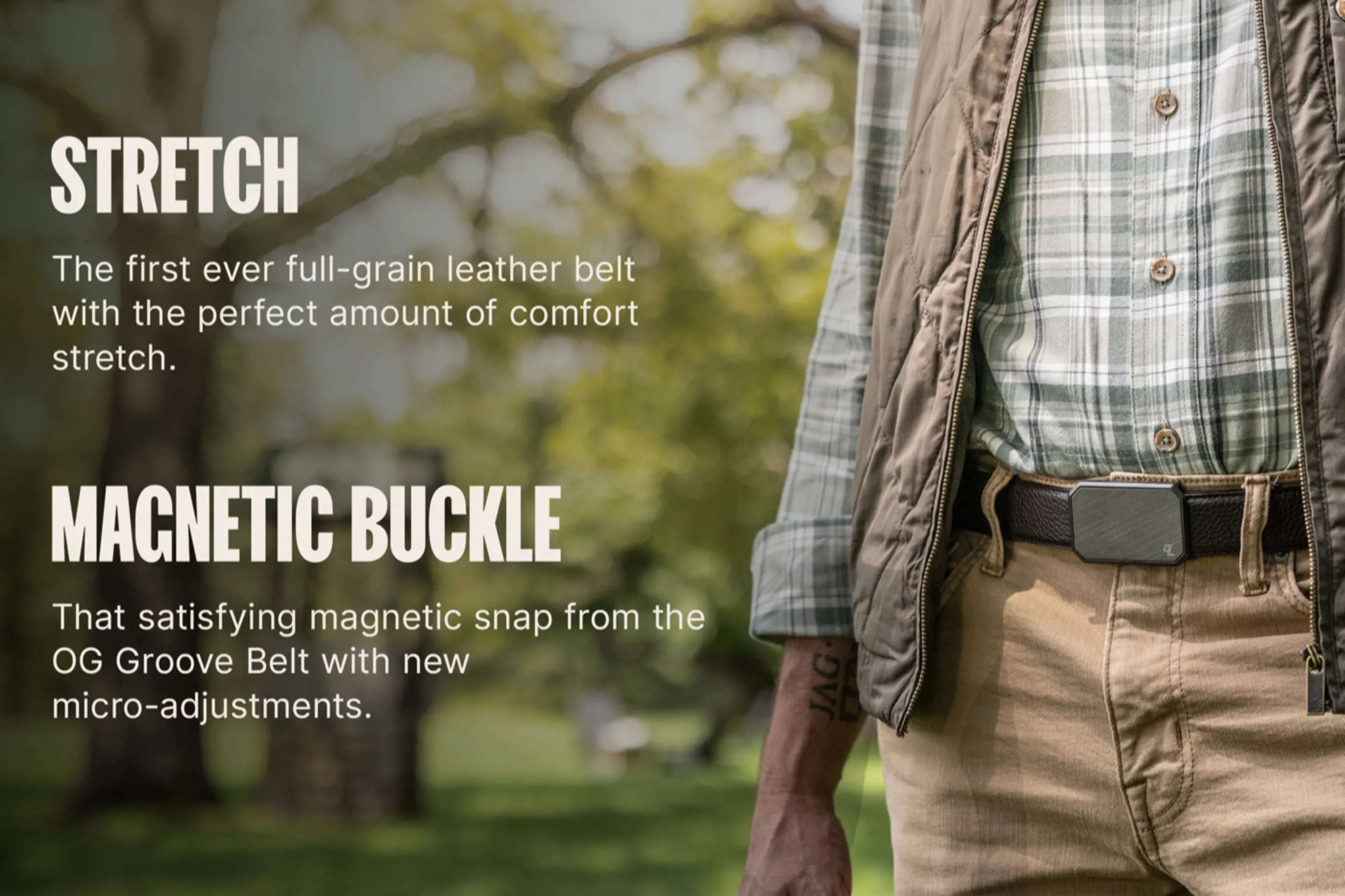 Groove Belt® Max Leather - Black sold by Groove Life product image thumbnail 4
