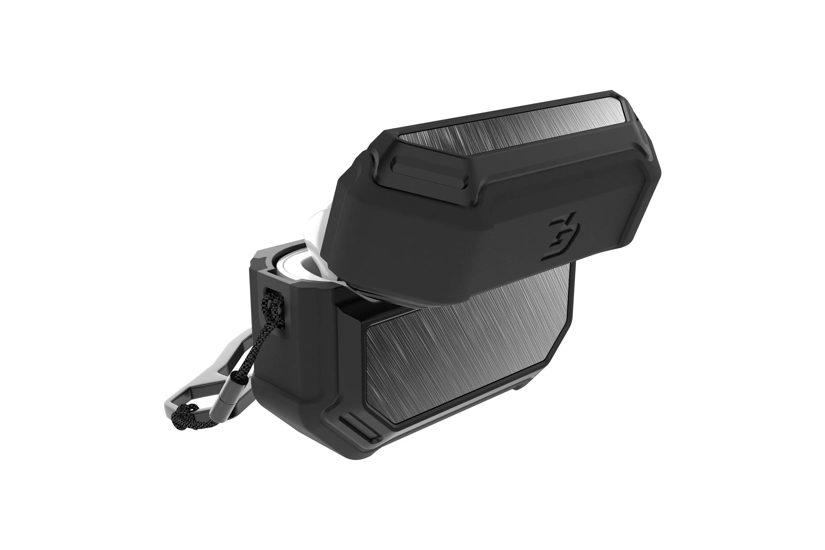 Groove Case Black/Gun Metal Aluminum AirPods Pro sold by Groove Life product image thumbnail 4