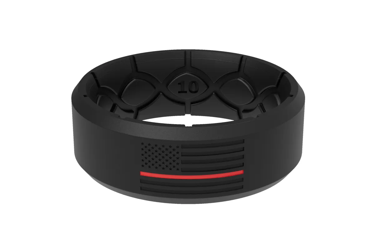 Edge Hero - Protector Black/Red Line Ring sold by Groove Life
