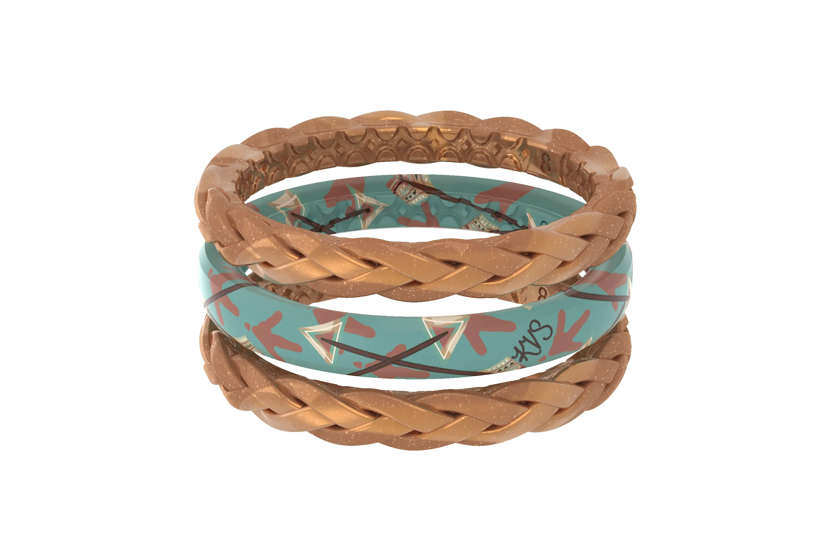 Katie Van Slyke Quiver Stackable Ring sold by Groove Life
