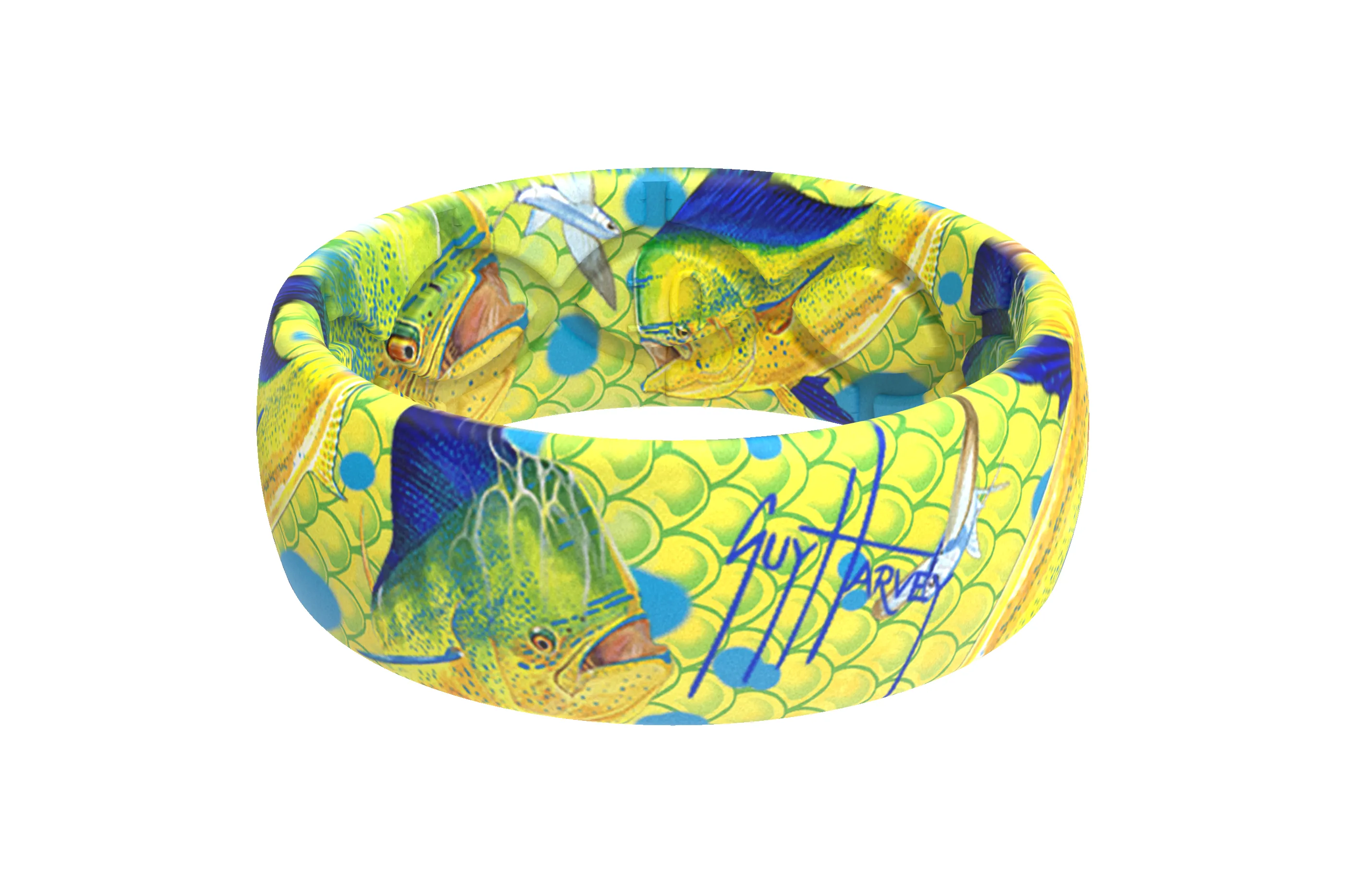 Guy Harvey Mahi Skin Ring sold by Groove Life
