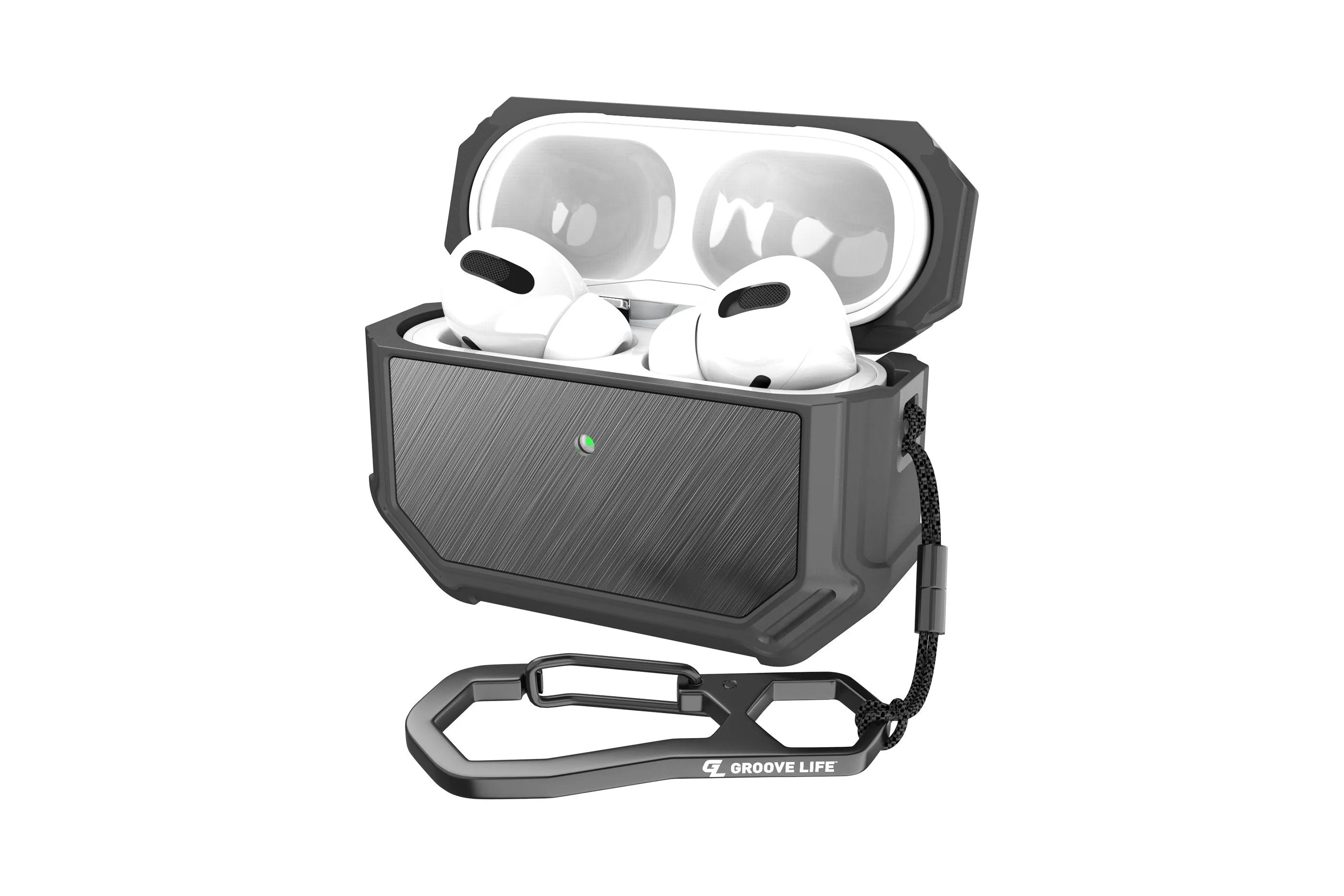 Groove Case Gun Metal/Gun Metal Aluminum for AirPods Pro sold by Groove Life product image thumbnail 2