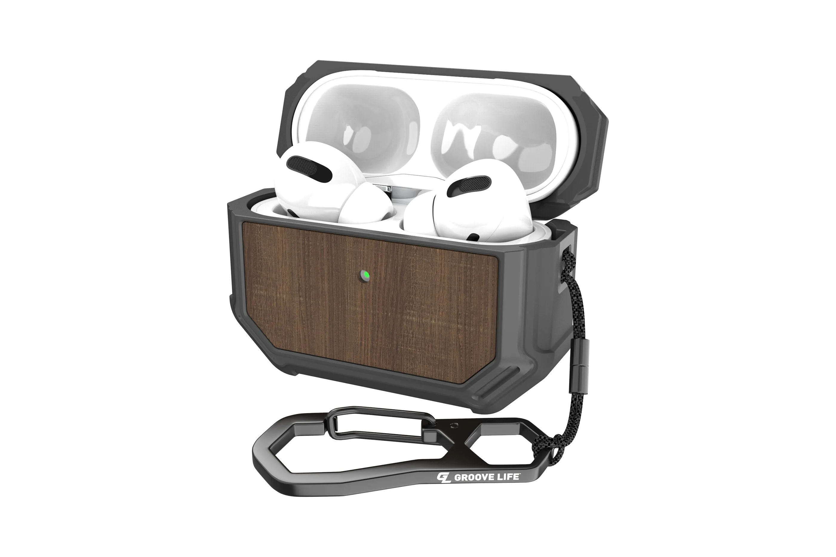 Groove Case Gun Metal/Walnut for AirPods Pro sold by Groove Life product image thumbnail 2