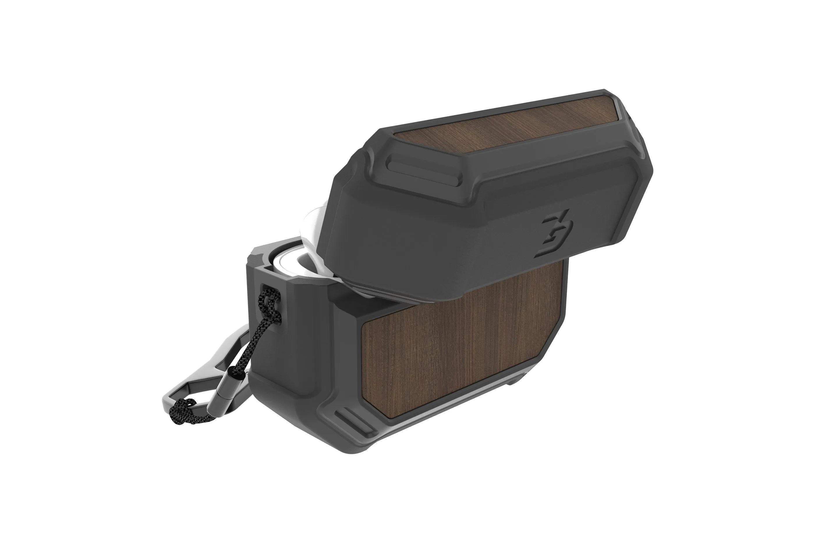 Groove Case Gun Metal/Walnut for AirPods Pro sold by Groove Life product image thumbnail 4