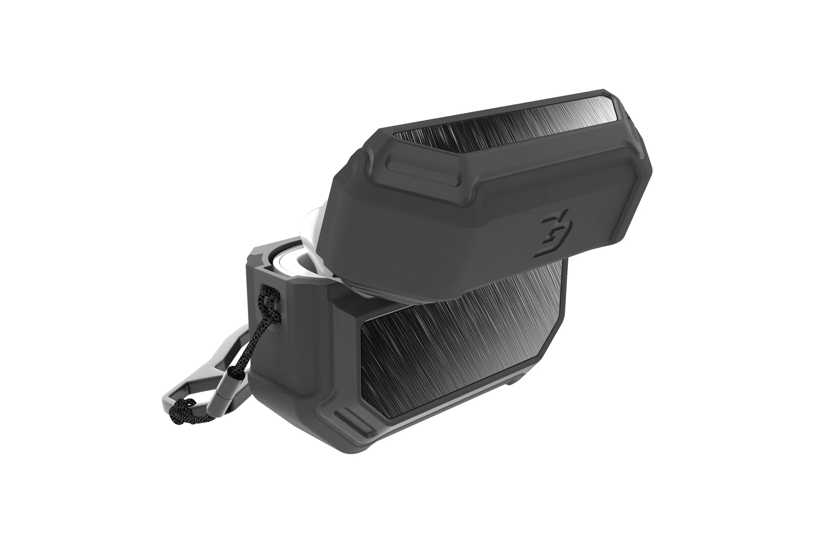 Groove Case Gun Metal/Black Aluminum for AirPods Pro sold by Groove Life product image thumbnail 4