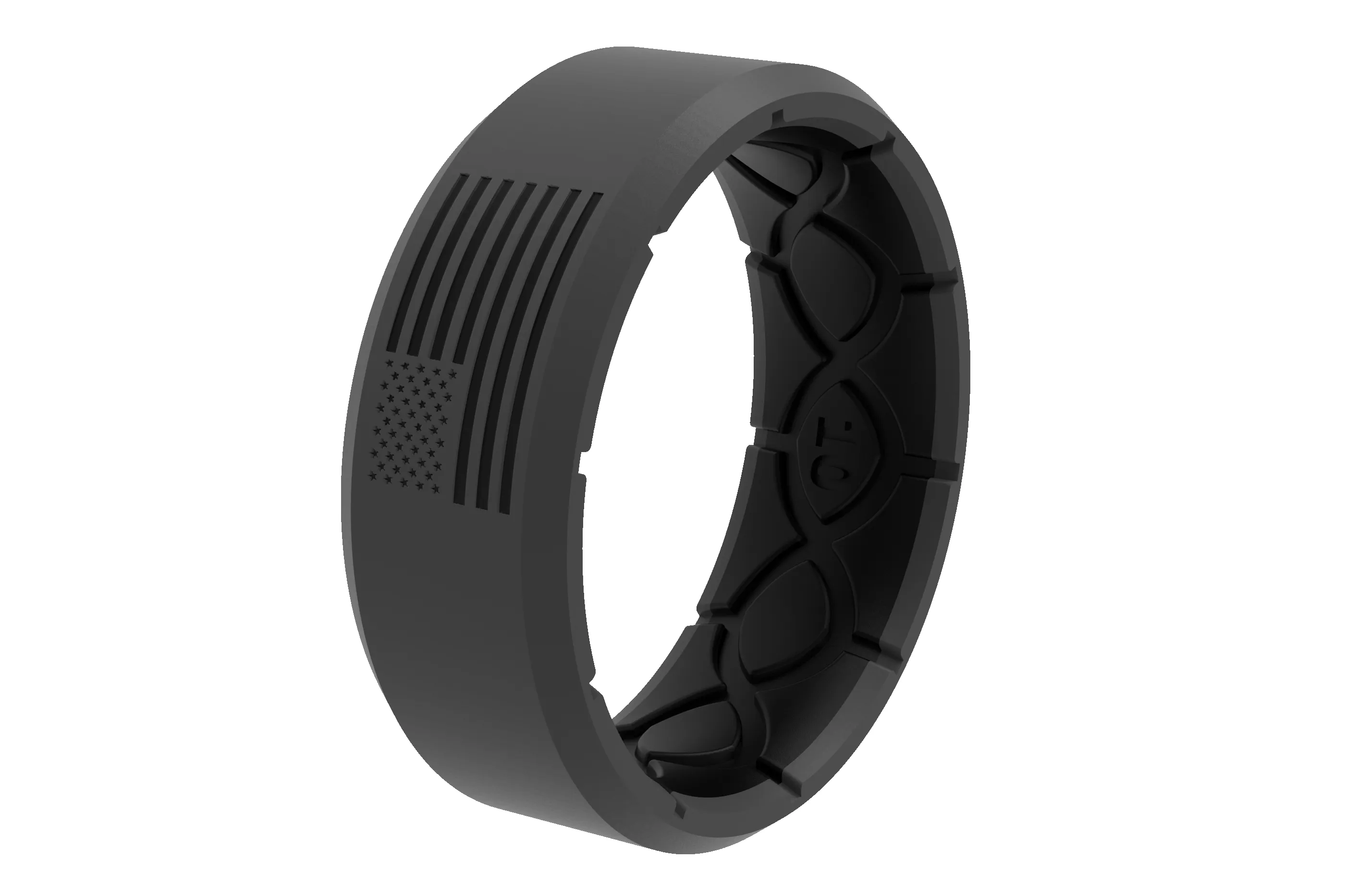 Zeus Edge Hero America Deep Stone Grey Ring sold by Groove Life product image thumbnail 2