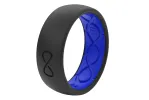 Solid Midnight Black & Deep Blue Ring sold by Groove Life