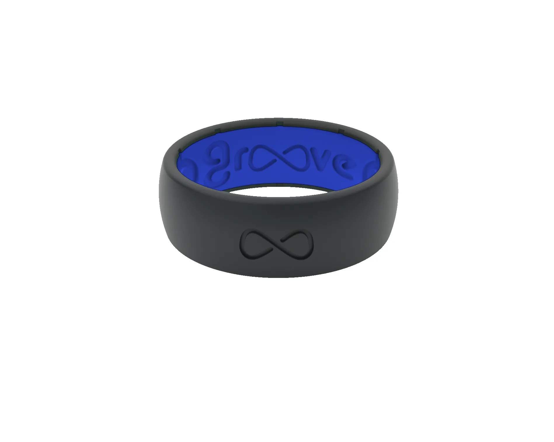 Solid Midnight Black & Deep Blue Ring sold by Groove Life product image thumbnail 4