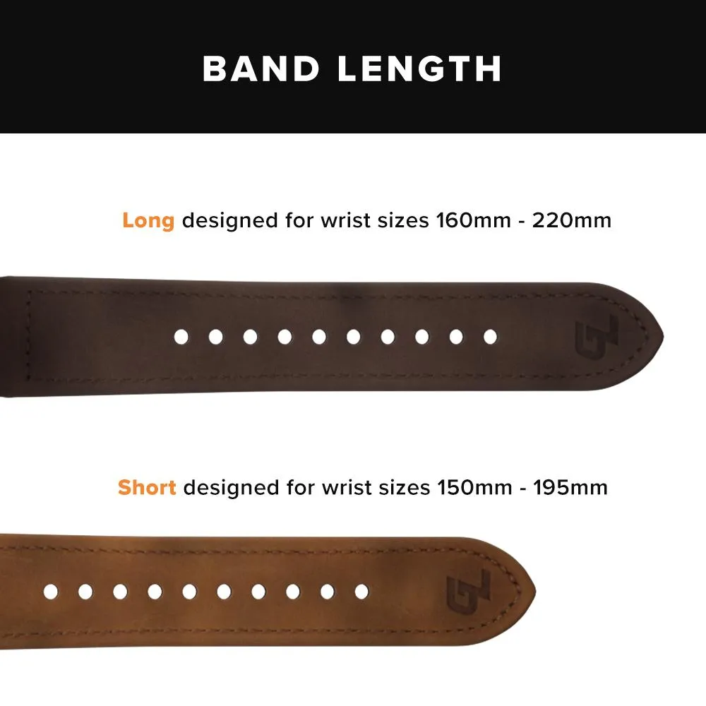 Vulcan Trek - Tan Apple Leather Watch Band sold by Groove Life product image thumbnail 5