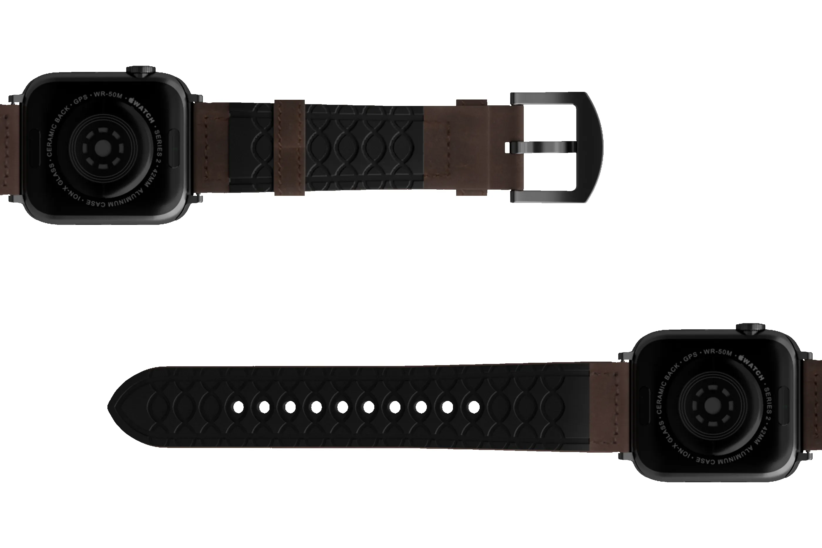 Vulcan Ascent - Brown Apple Leather Watch Band sold by Groove Life product image thumbnail 4