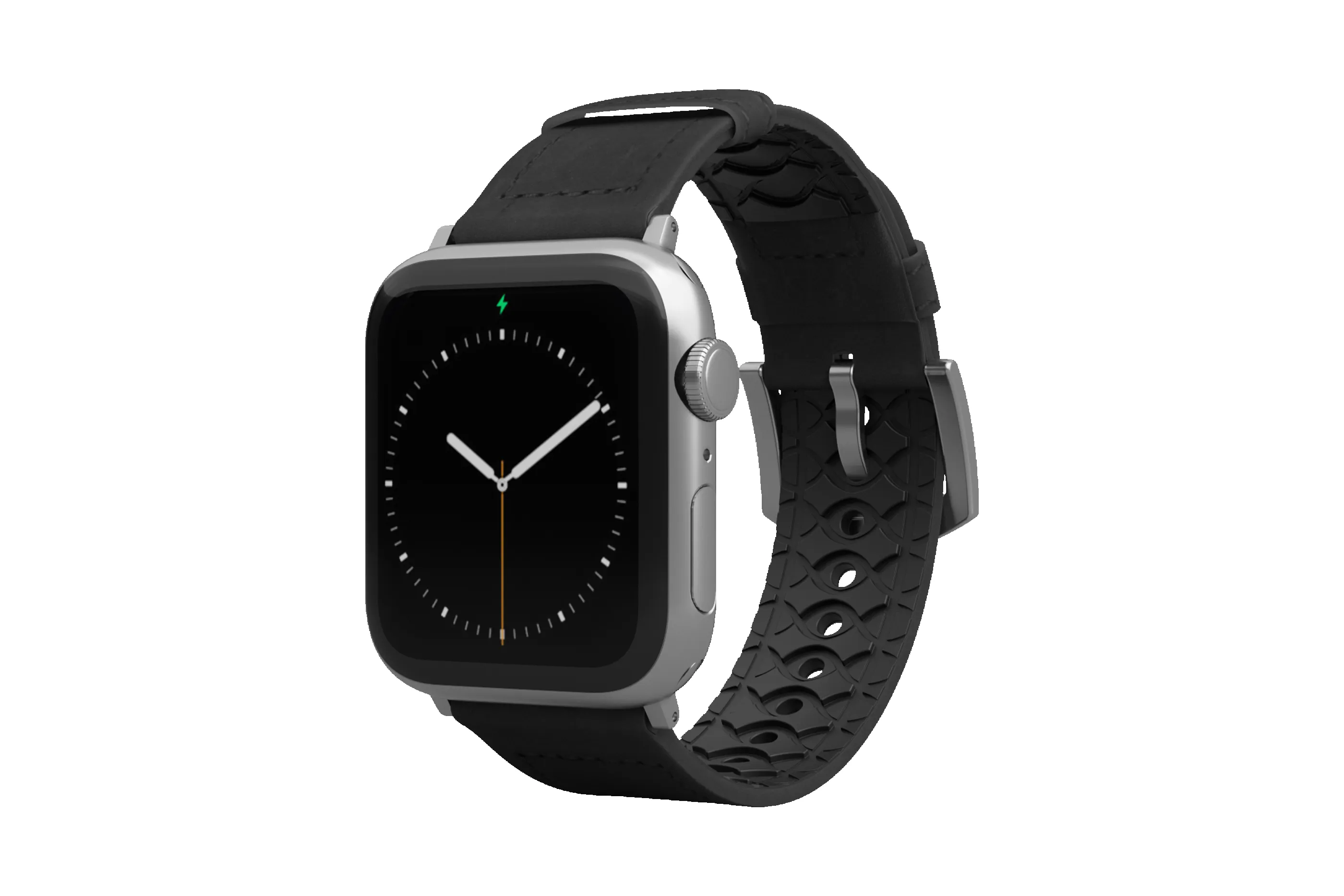 Vulcan Obsidian - Black Apple Leather Watch Band sold by Groove Life product image thumbnail 4