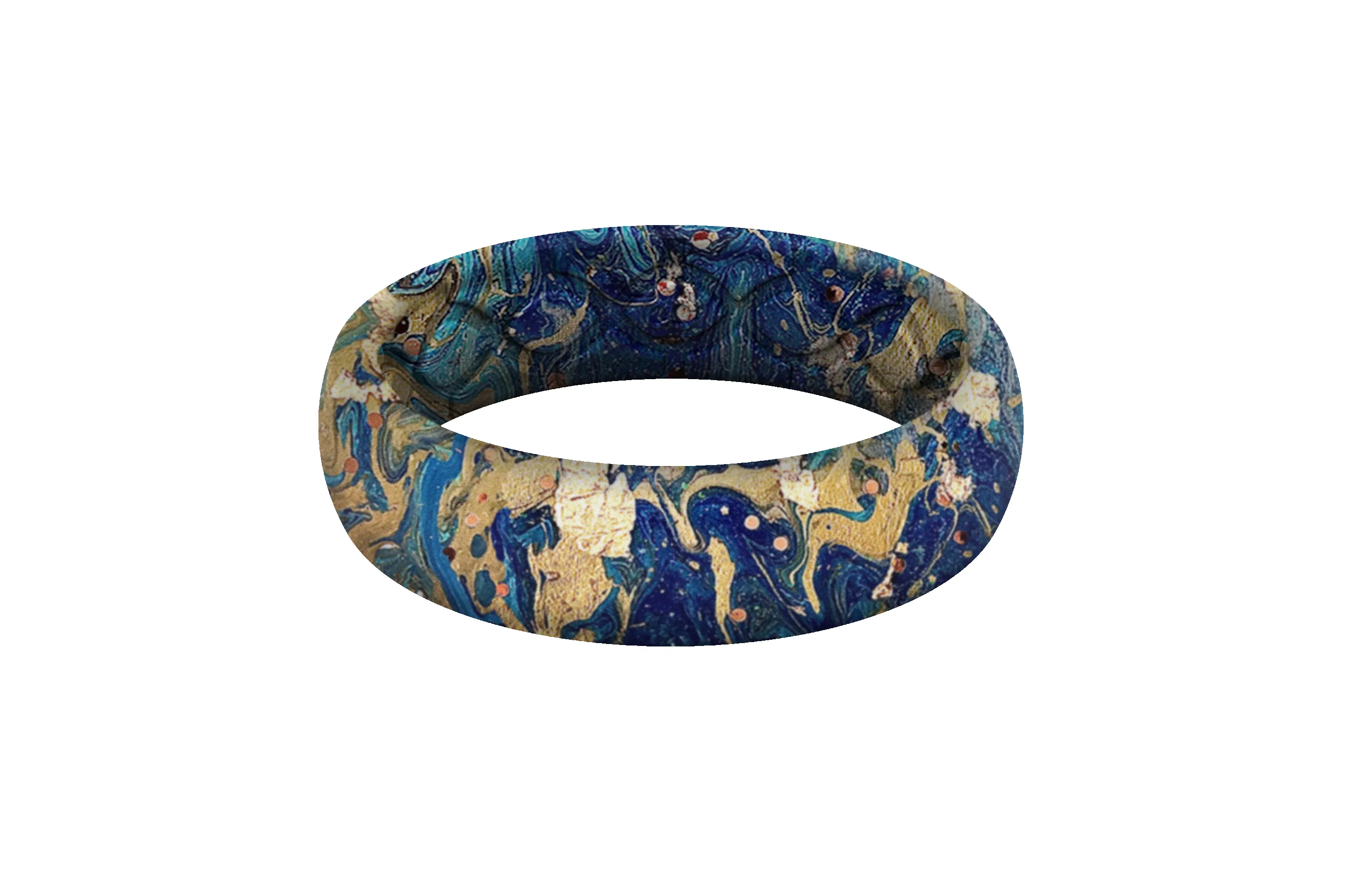 Blue Swirl Thin Ring sold by Groove Life product image thumbnail 3