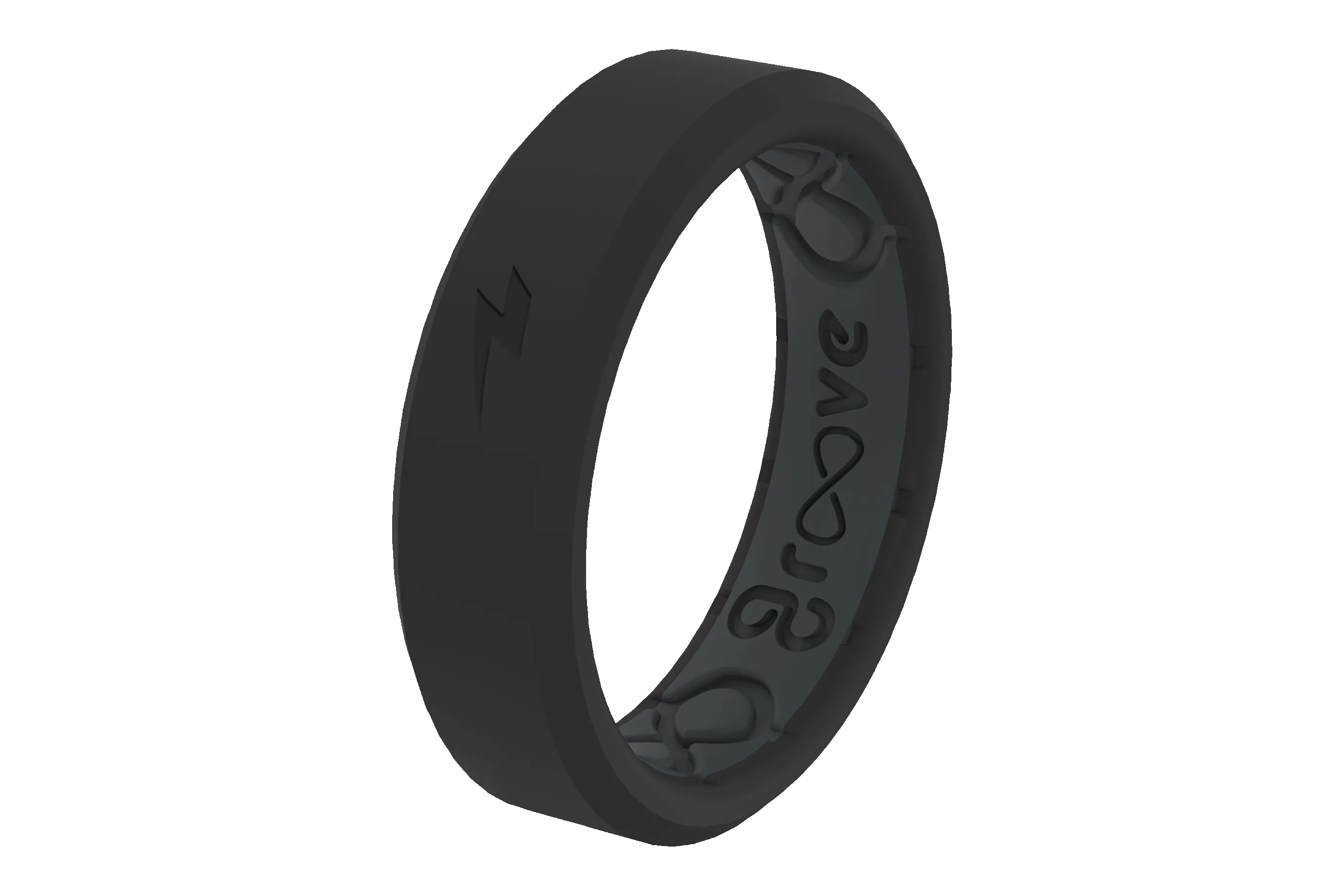 Zeus Midnight Black Thin Ring sold by Groove Life product image thumbnail 2