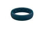 Satin Dark Ocean Thin Ring sold by Groove Life