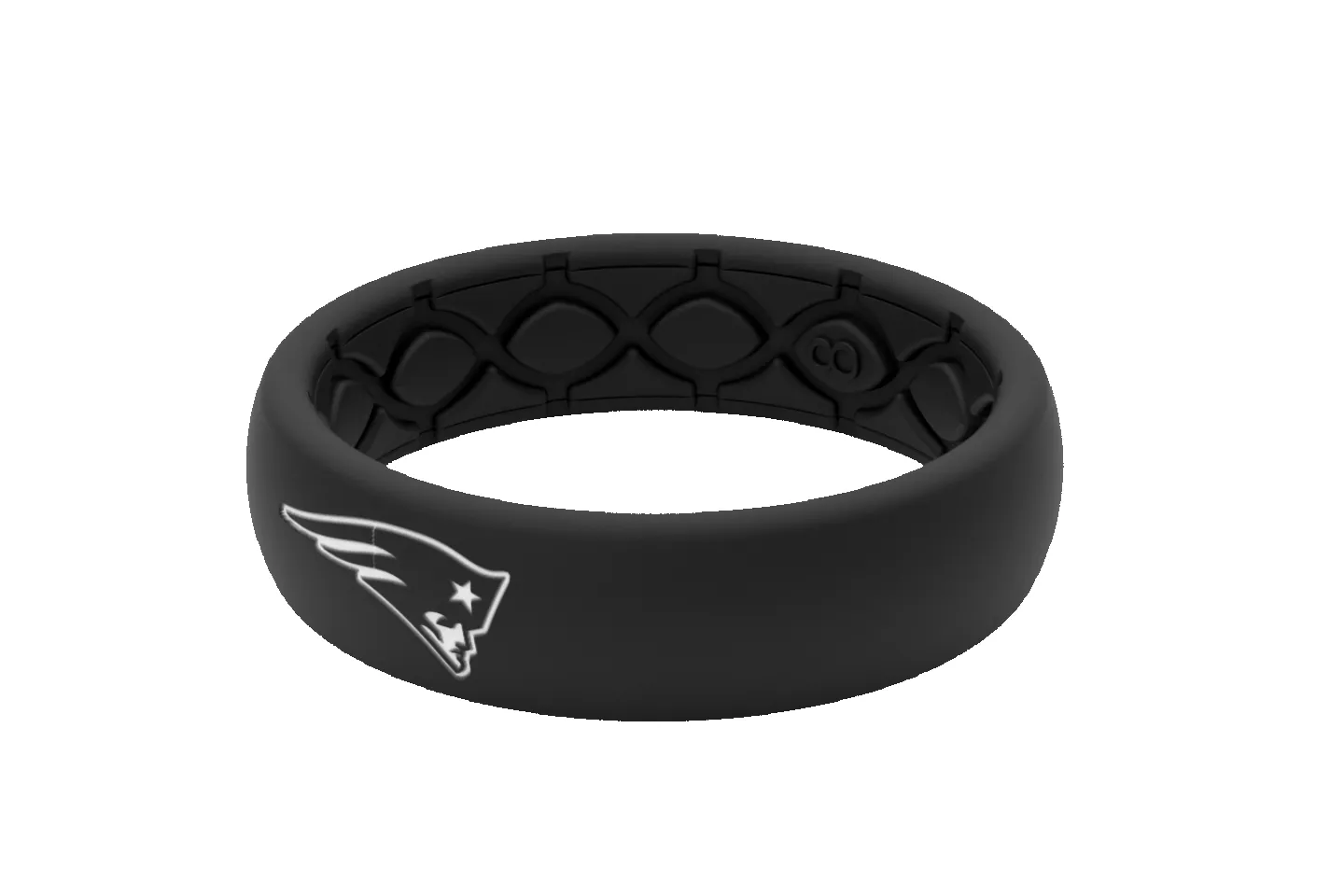 NFL New England Patriots Black Thin Ring sold by Groove Life product image thumbnail 2