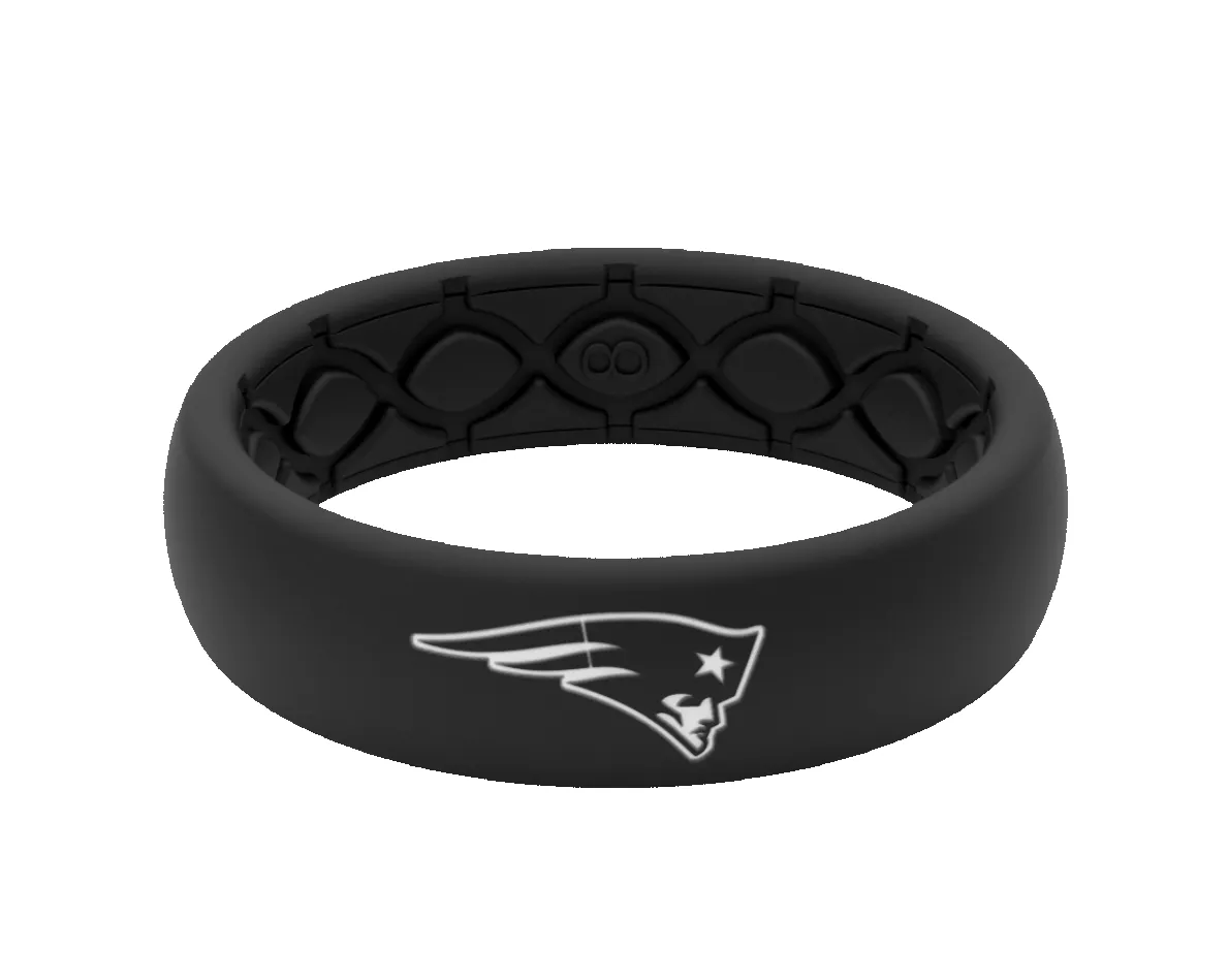 NFL New England Patriots Black Thin Ring sold by Groove Life product image thumbnail 4