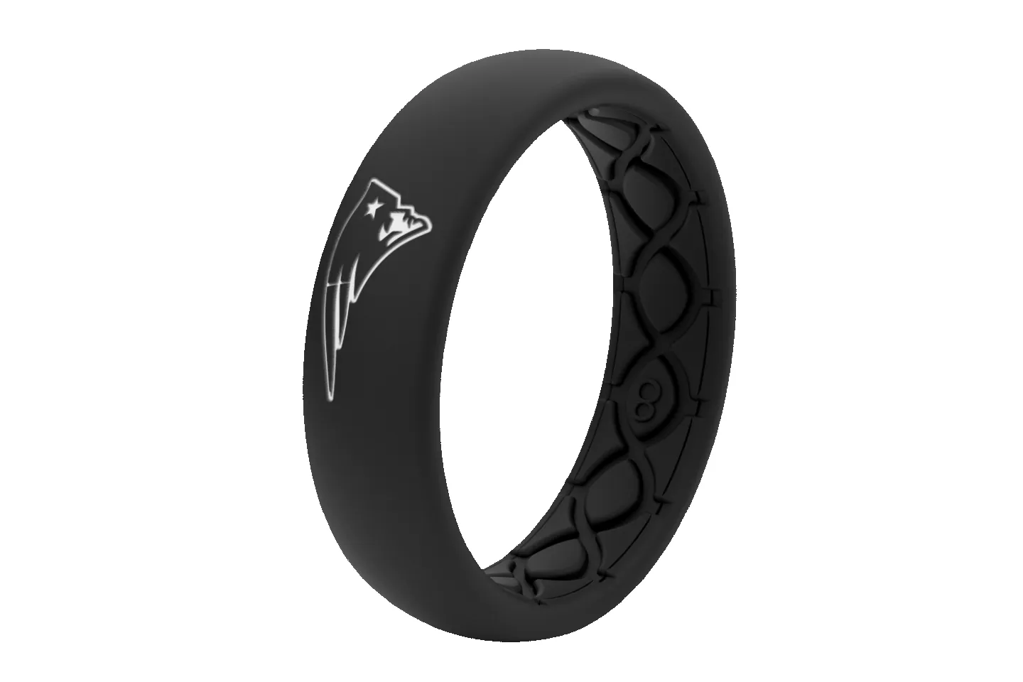 NFL New England Patriots Black Thin Ring sold by Groove Life product image thumbnail 3