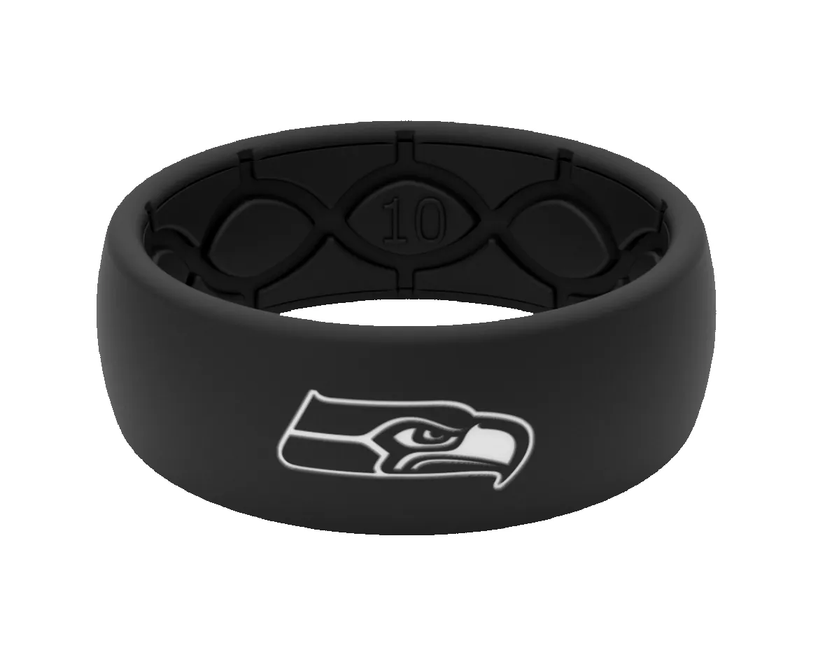 NFL Seattle Seahawks Black Ring sold by Groove Life product image thumbnail 5