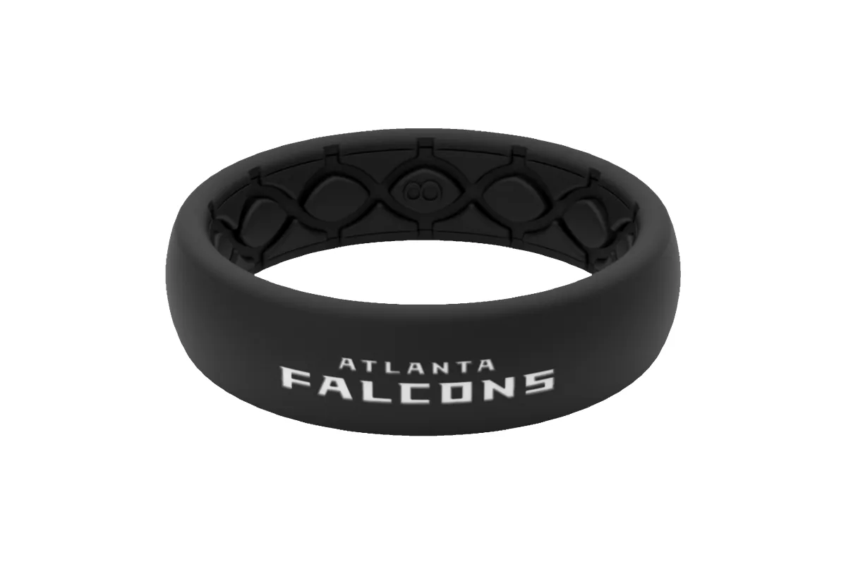 NFL Atlanta Falcons Black Thin Ring sold by Groove Life