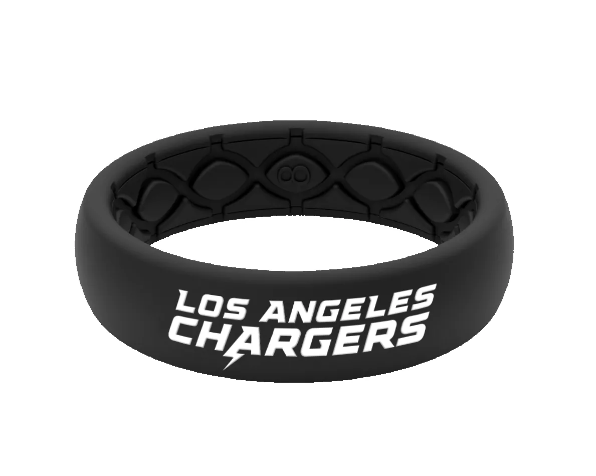 NFL Los Angeles Chargers Black Thin Ring sold by Groove Life product image thumbnail 2