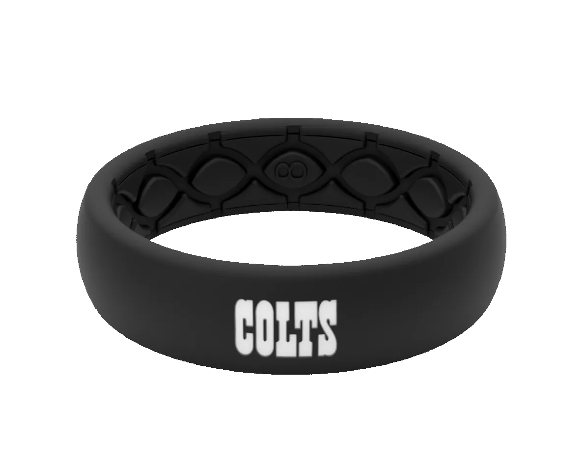 NFL Indianapolis Colts Black Thin Ring sold by Groove Life product image thumbnail 4