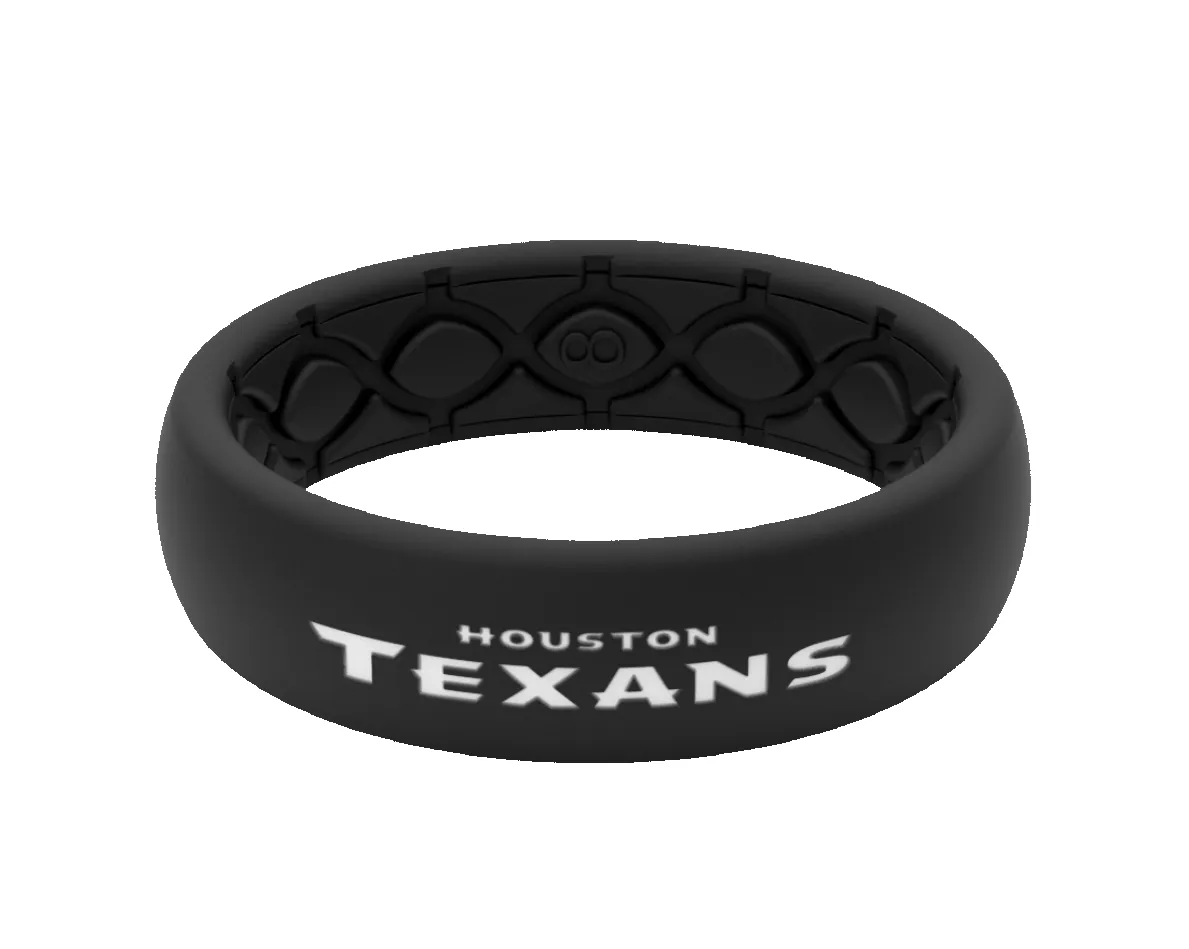 NFL Houston Texans Black Thin Ring sold by Groove Life product image thumbnail 4