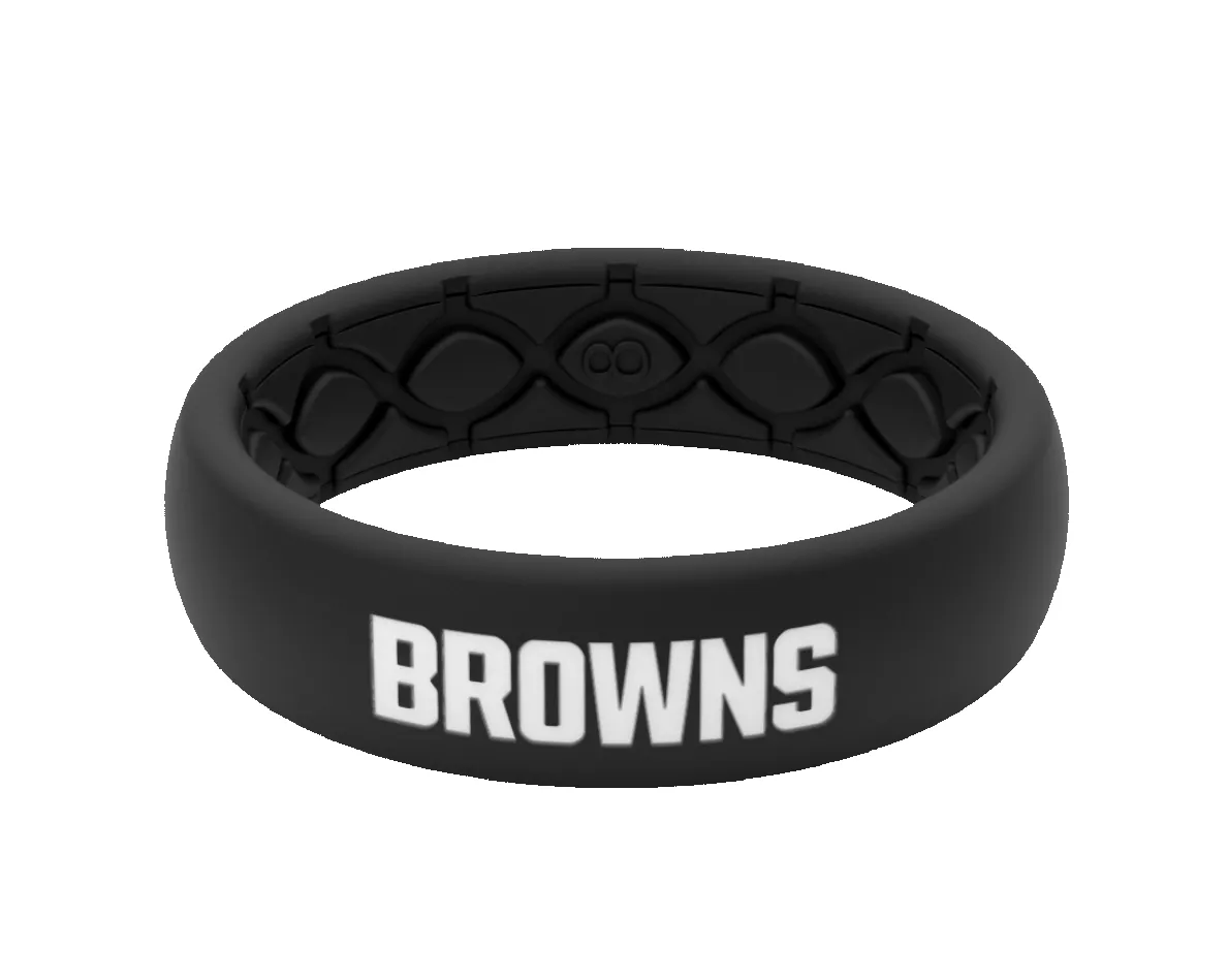 NFL Cleveland Browns Black Thin Ring sold by Groove Life product image thumbnail 4