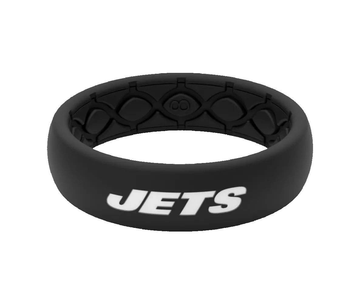 NFL New York Jets Black Thin Ring sold by Groove Life product image thumbnail 4