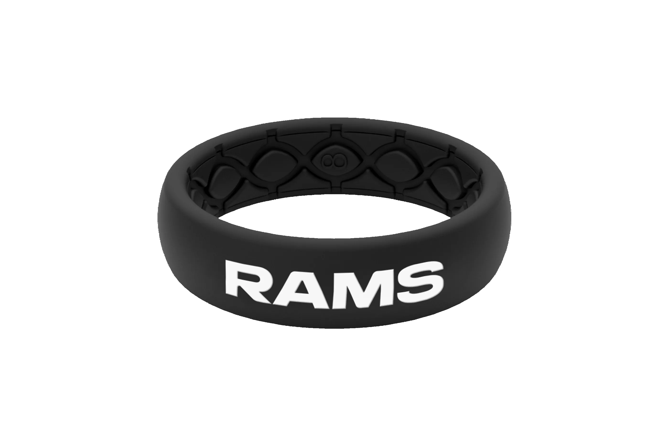NFL Los Angeles Rams Black Thin Ring sold by Groove Life