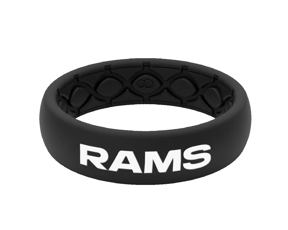 NFL Los Angeles Rams Black Thin Ring sold by Groove Life product image thumbnail 3