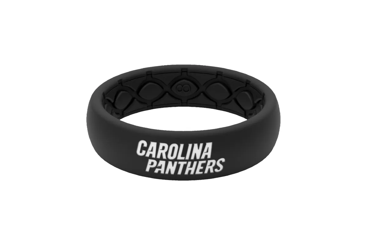 NFL Carolina Panthers Black Thin Ring sold by Groove Life