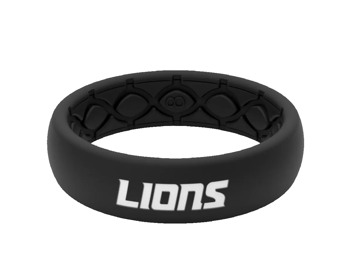 NFL Detroit Lions Black Thin Ring sold by Groove Life product image thumbnail 4