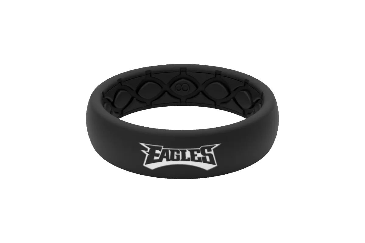 NFL Philadelphia Eagles Black Thin Ring sold by Groove Life
