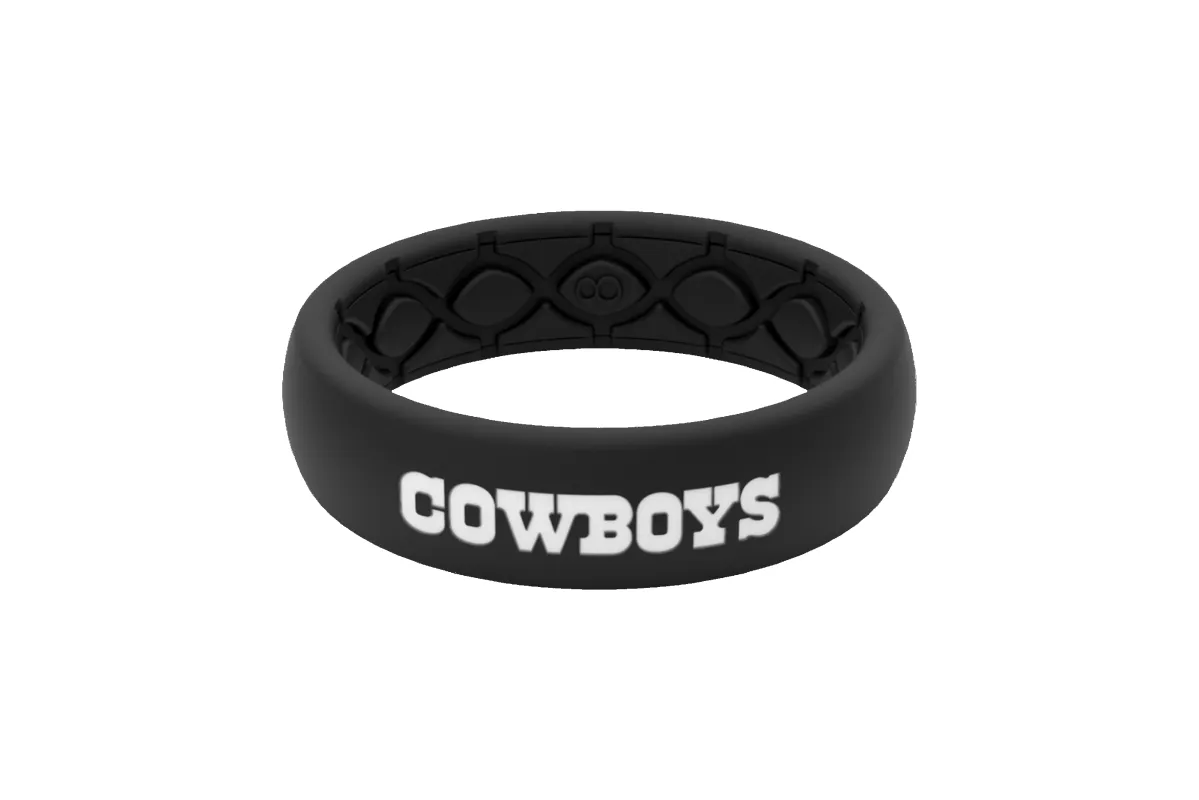 NFL Dallas Cowboys Black Thin Ring sold by Groove Life
