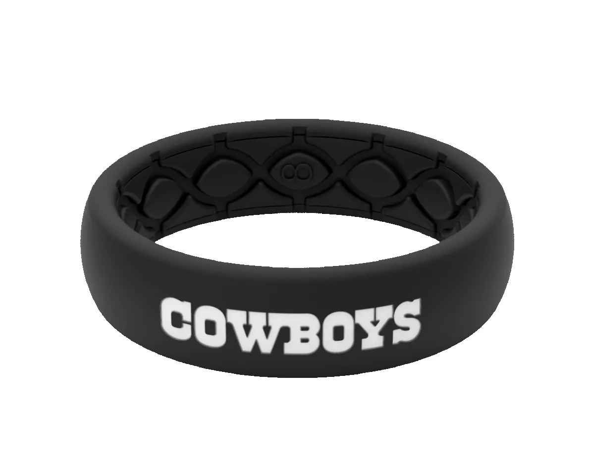 NFL Dallas Cowboys Black Thin Ring sold by Groove Life product image thumbnail 5