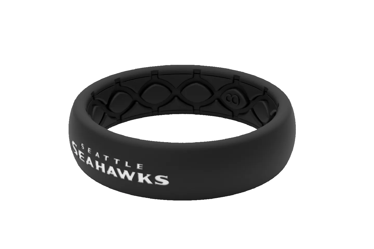 NFL Seattle Seahawks Black Thin Ring sold by Groove Life product image thumbnail 2