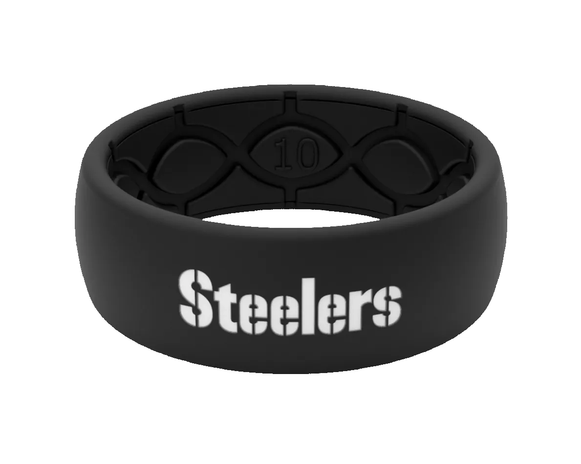 NFL Pittsburgh Steelers Black Ring sold by Groove Life product image thumbnail 5