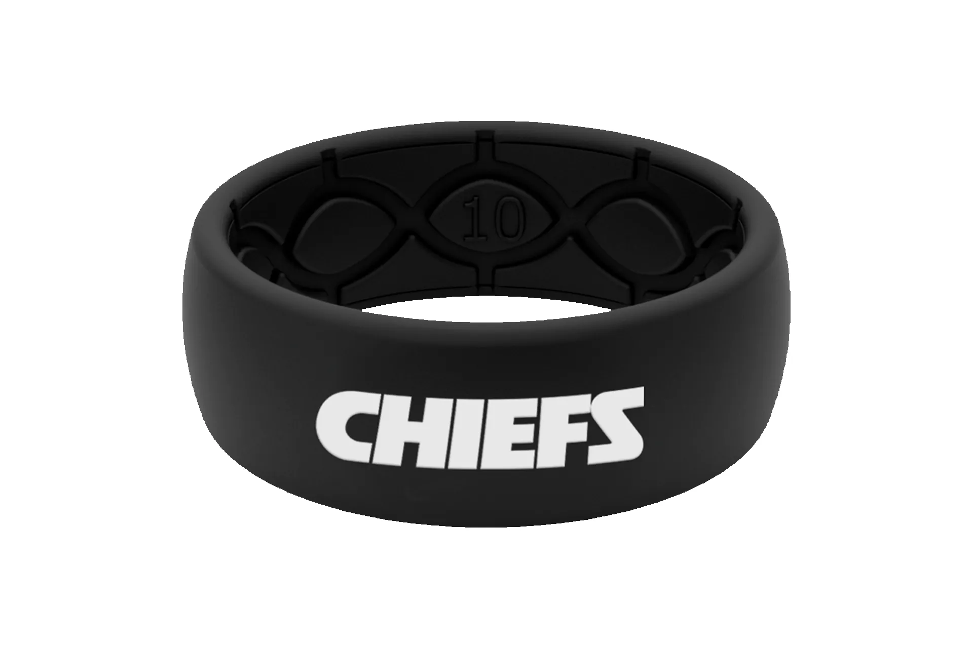 NFL Kansas City Chiefs Black Ring sold by Groove Life