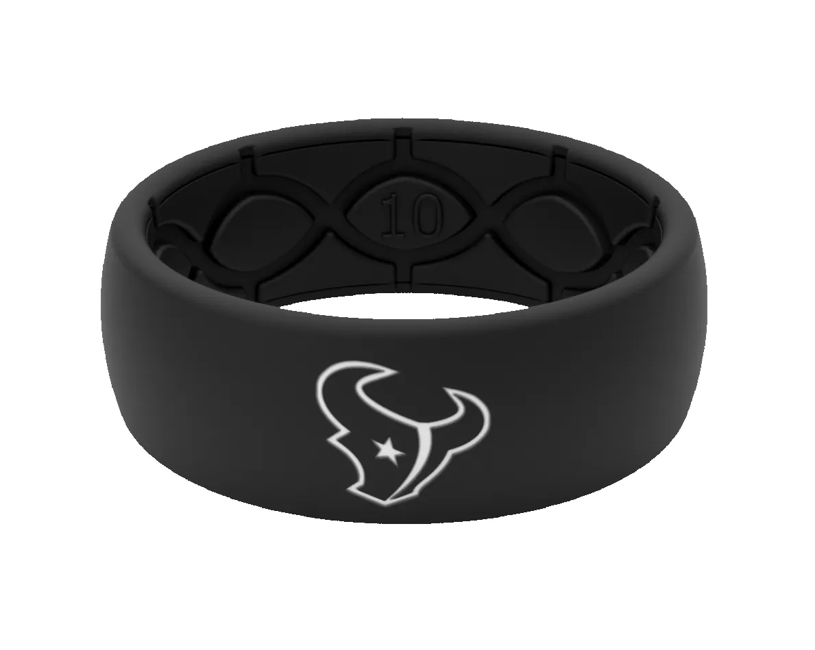 NFL Houston Texans Black Ring sold by Groove Life product image thumbnail 5