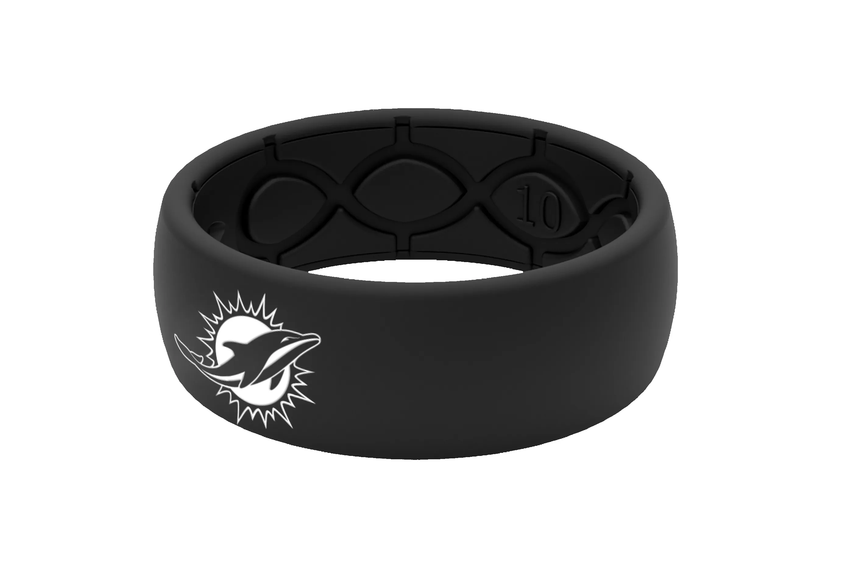 NFL Miami Dolphins Black Ring sold by Groove Life product image thumbnail 2