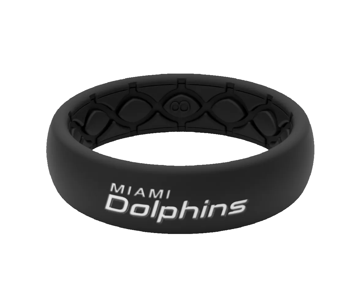 NFL Miami Dolphins Black Thin Ring sold by Groove Life product image thumbnail 4