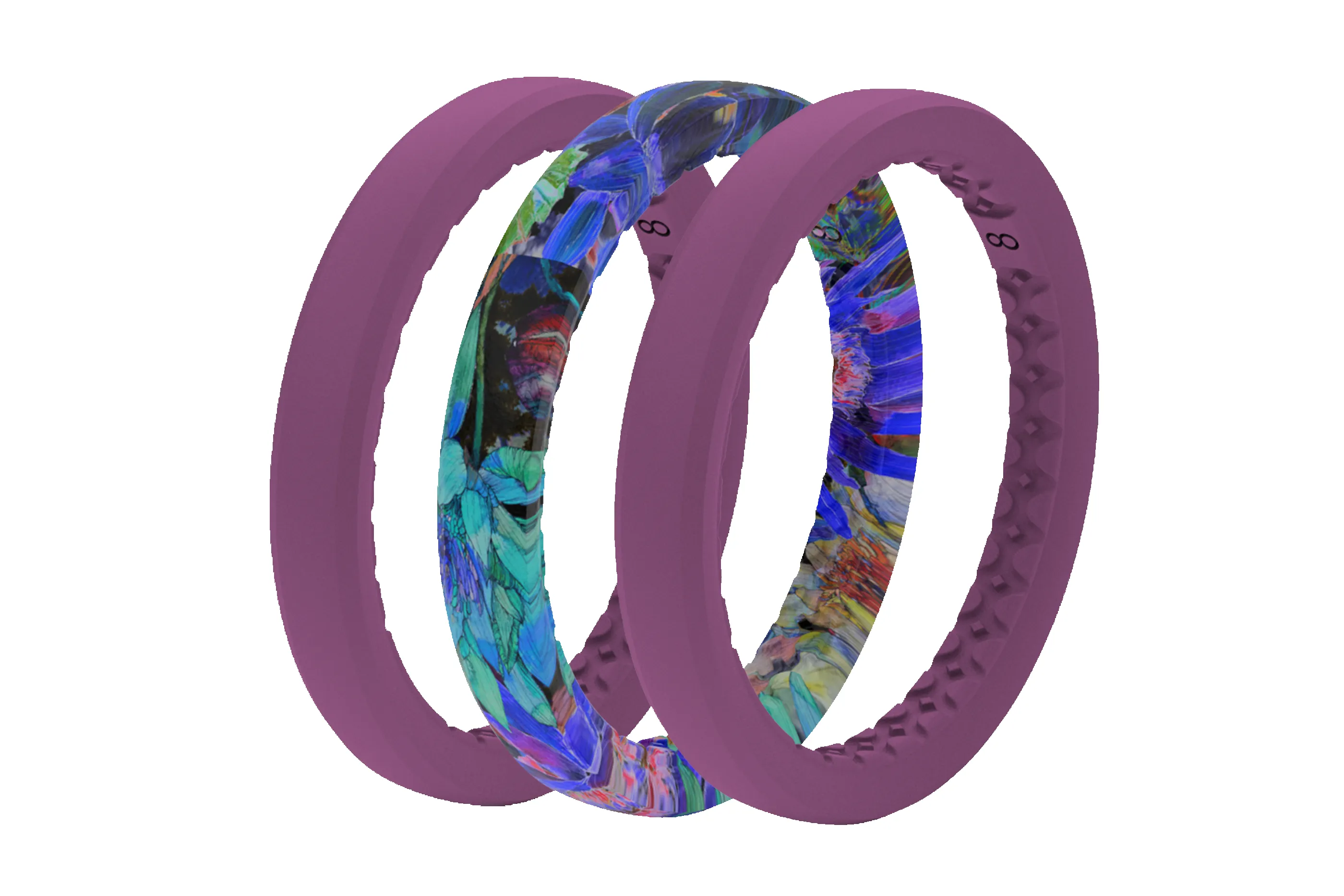 Twilight Blossom - Stackable Ring sold by Groove Life product image thumbnail 2