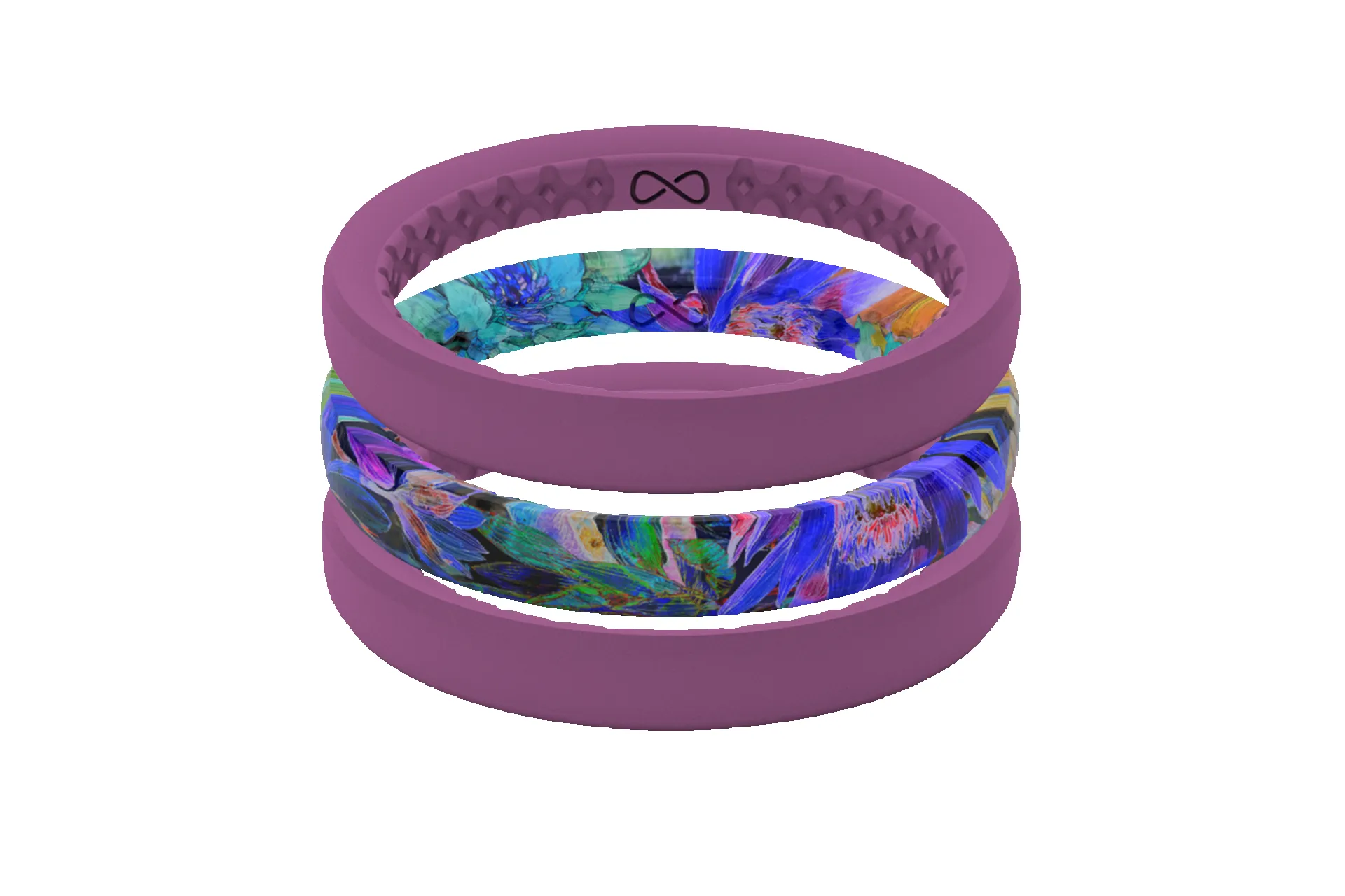 Twilight Blossom - Stackable Ring sold by Groove Life