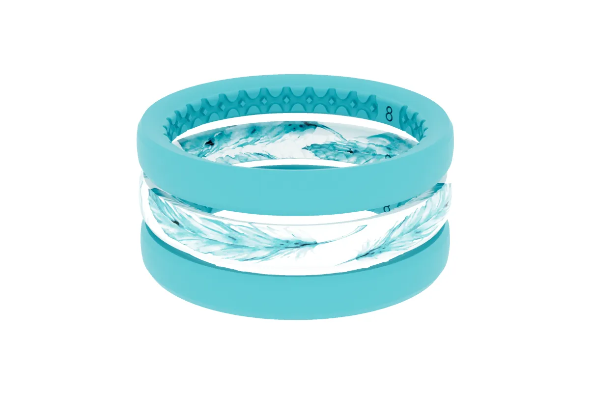 Feather - Stackable Ring sold by Groove Life