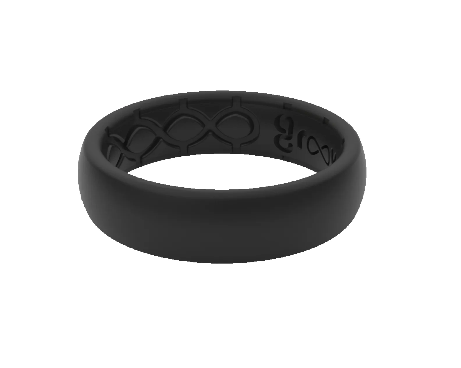 Solid Midnight Black Thin Ring sold by Groove Life product image thumbnail 4